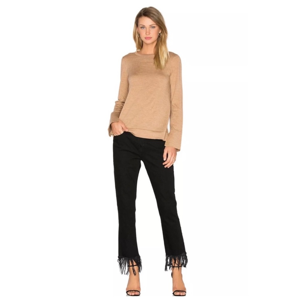 Anthropologie Frayed-Hem Straight Crop Jeans in
Mamba by 3X1